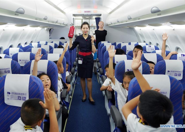 Students Attend Aviation-Themed Summer Camp in Yunnan
